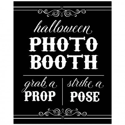 Halloween Photo Prop 8x10" Sign