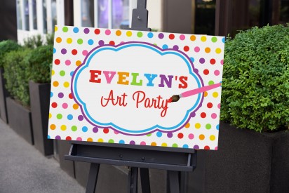 Painting Art Party Poster