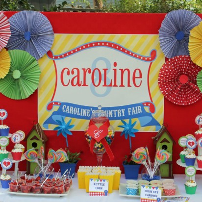 Country Fair Personalized Poster or Backdrop