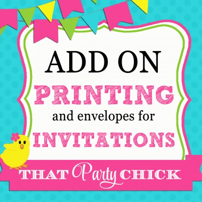 Invitation Printing Add on