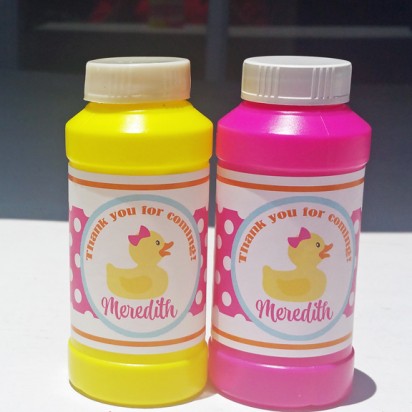 Rubber Duck Birthday Party Bubble Wrappers 