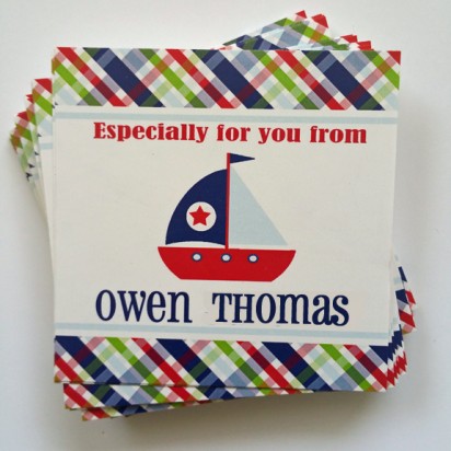 Sailboat Calling Card