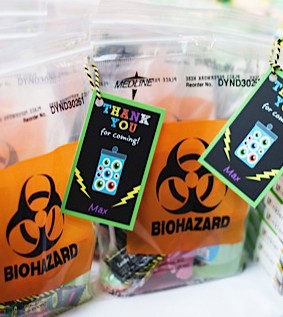 Science Party Favor Tags - Super Science