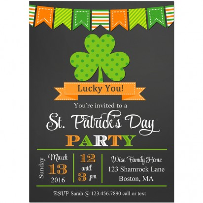 St. Patrick's Day Irish Invitation