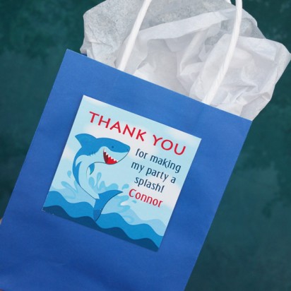 Jumping Shark Favor Tag 