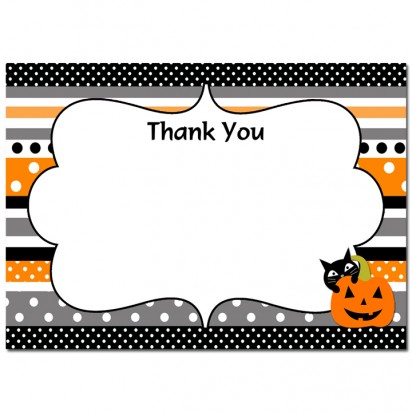 Halloween Party Thank You Notes