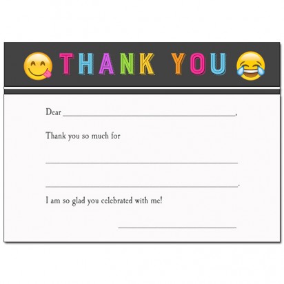 Emoji Thank You Notes