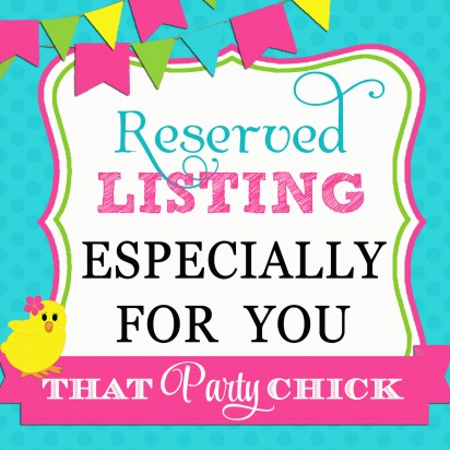 Reserved for Stacy