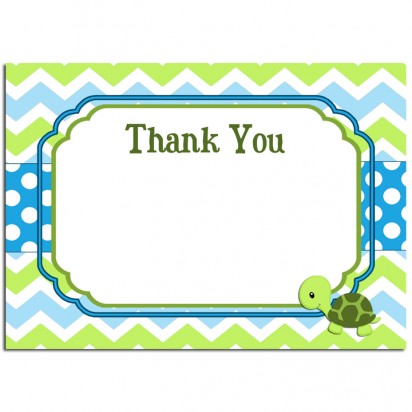 Turtle Thank You Note