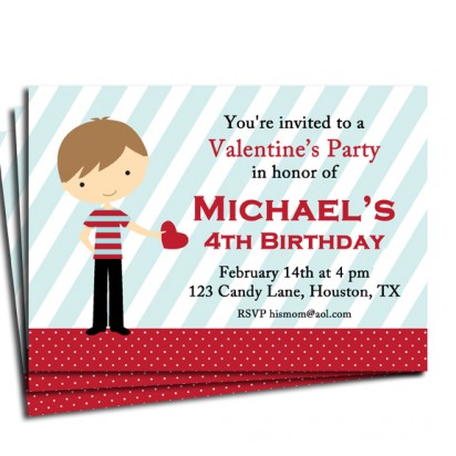 Valentine Boy Invitation