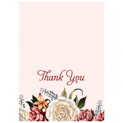Antique Rose Thank You Notes by That Party Chick