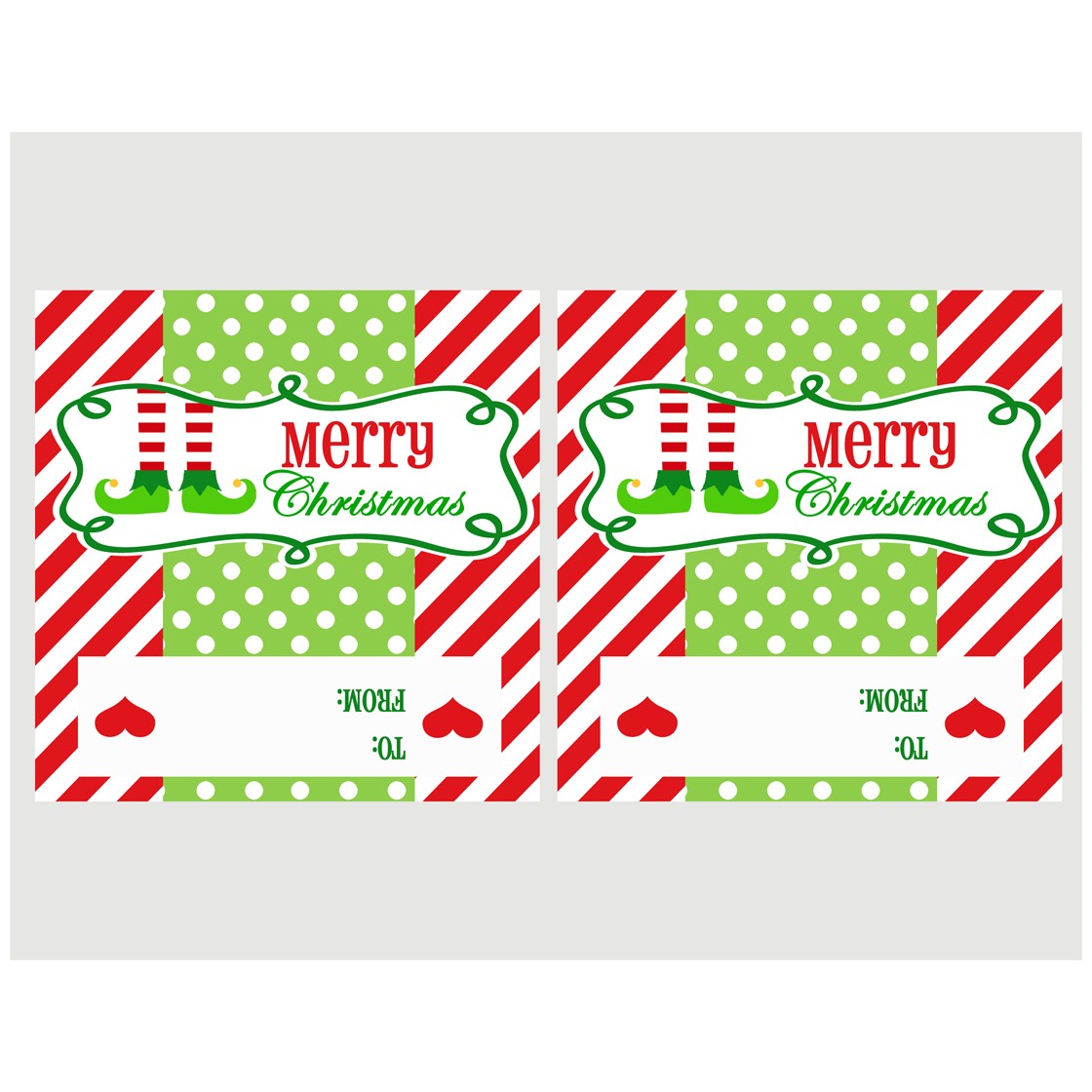 Printable Santa Candy Wrapper Template