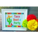 Taco 8x10" Sign for Fiesta