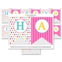 Carousel Amusement Park "Happy Birthday" Banner - Amusement Park Fun Collection