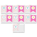 Carousel Amusement Park "Happy Birthday" Banner - Amusement Park Fun Collection