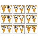 Jack-O-Lantern "Happy Halloween" Banner