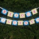 Beauty and the Beast Princess "Be Our Guest" Party Banner 