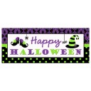 Halloween Chandelier Purple Lime Big Banner - Glam Halloween/ Chandelier
