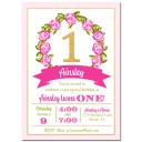 Boho Floral Wreath Party Invitation - Boho Chic Pink Collection