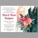 Bride and Groom Wedding Party Invitation