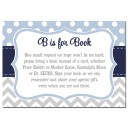 Blue Boy Baby Shower Book Inserts 