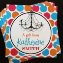 Chandelier Dot Calling Cards