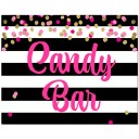  "Candy Bar"  8x10" Sign - Girl's Confetti