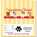 Puppy Dog Party Regular Size Chocolate Candy Bar Wrappers