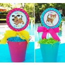 Cat and Dog Centerpiece Toppers