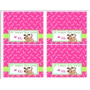 Cat and Puppy Dog Favor Tags