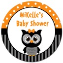 Halloween Girl Owl Centerpiece Toppers 