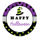 Halloween Purple Lime Centerpiece Topper