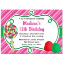 Candy Party Invitation 