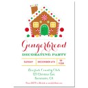 Gingerbread House Decorating Party Invitation 