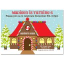Gingerbread House Invitation