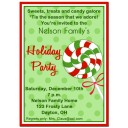 Christmas Lollipop Invitation