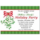 Mistletoe Invitation