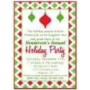 Christmas Ornament Invitation - Holiday Delight Collection
