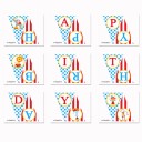 Circus Carnival Happy Birthday Banner