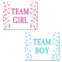 Gender Reveal Team Party Signs