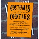 Costumes and Cocktails Invitation