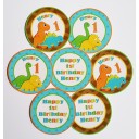 Dinosaur Cupcake Toppers - DINO-mite Collection