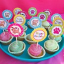 Cat and Dog Cupcake Toppers