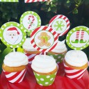 Christmas Cupcake Toppers