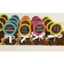 Girl's Jump Party Cupcake Toppers