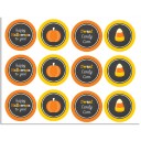 Halloween Candy Corn Cupcake Toppers - Candy Corn Sweet Collection