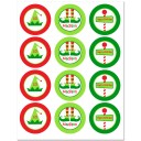Christmas Elf Feet Cupcake Toppers