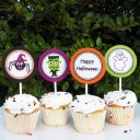 Halloween Cupcake Toppers - Ghosts and Ghouls