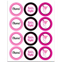Girl's Night Out Cupcake Toppers 
