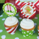 Christmas Cupcake Toppers